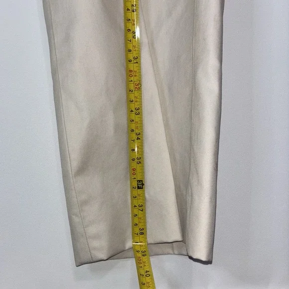 Brooks Brothers Advantage Chino Pants Women's Size 14 Beige 100% Cotton - Picture 6 of 12